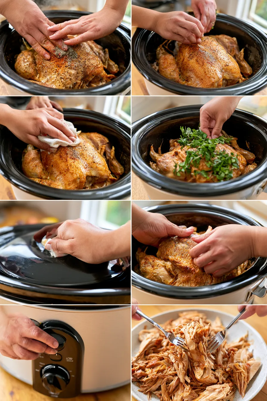 crockpot whole chicken