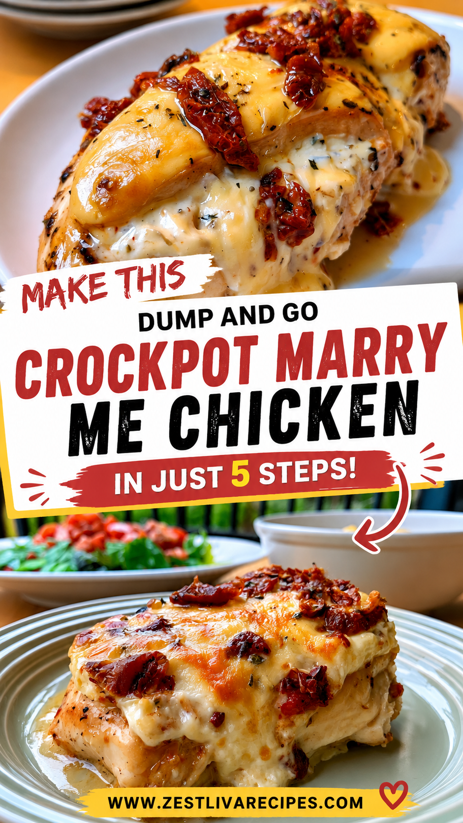 dump and go crockpot marry me chicken