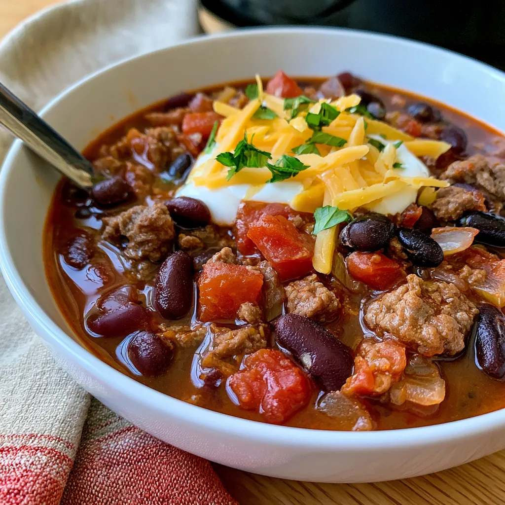 easy crockpot chili