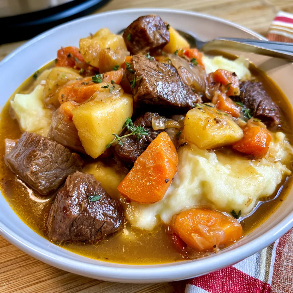 fall apple cider stew mash