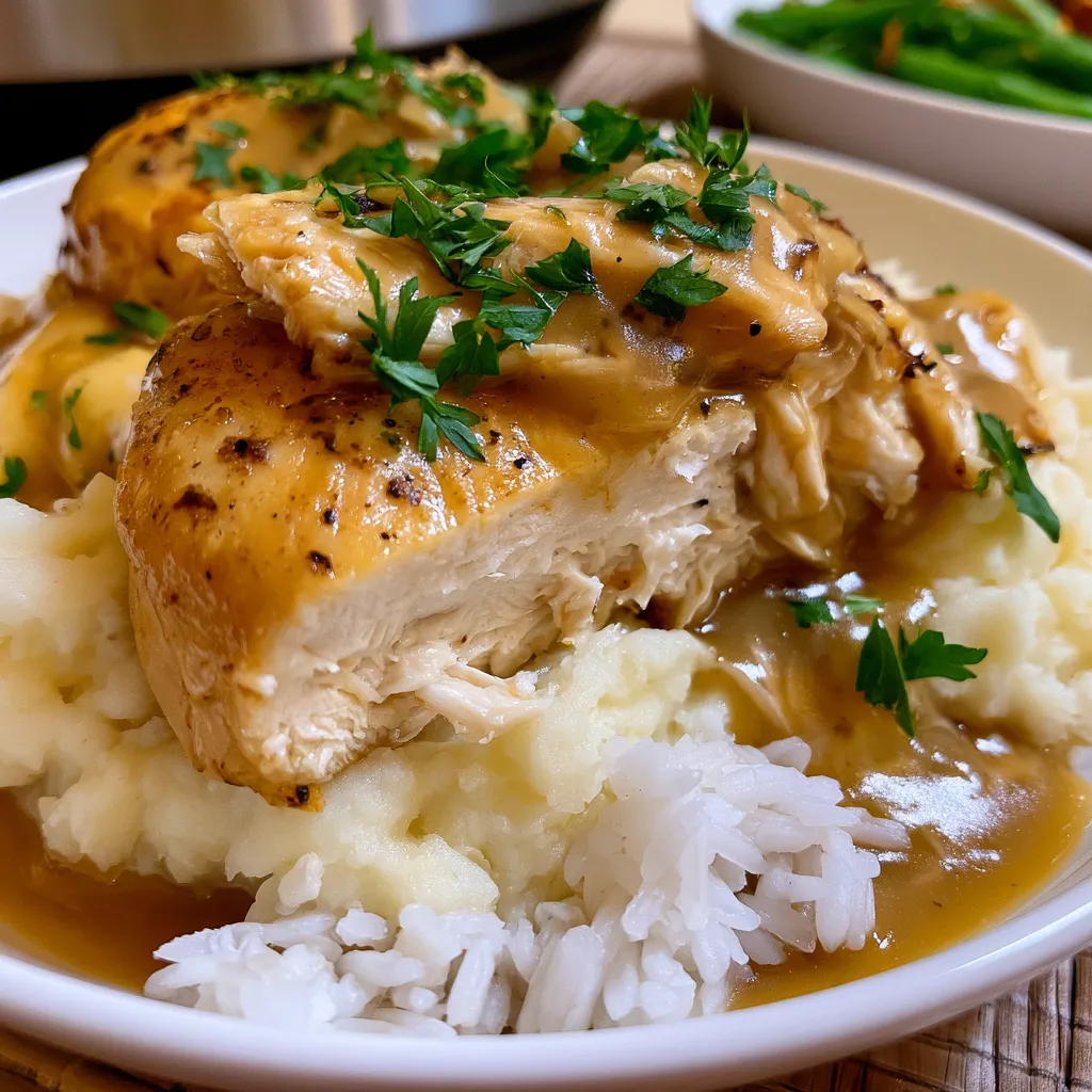 instant pot chicken and gravy