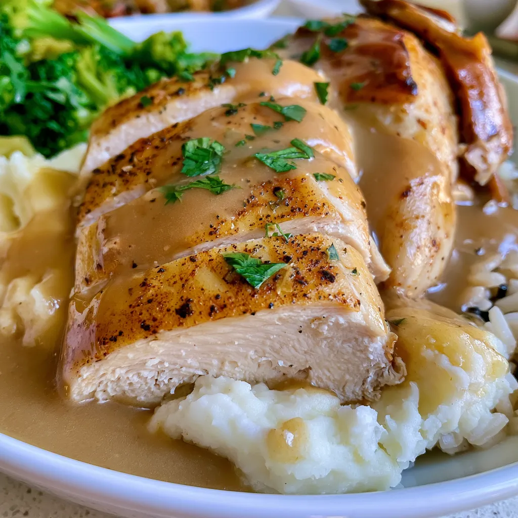 instant pot chicken and gravy