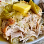 mississippi chicken is easily made in the crock pot