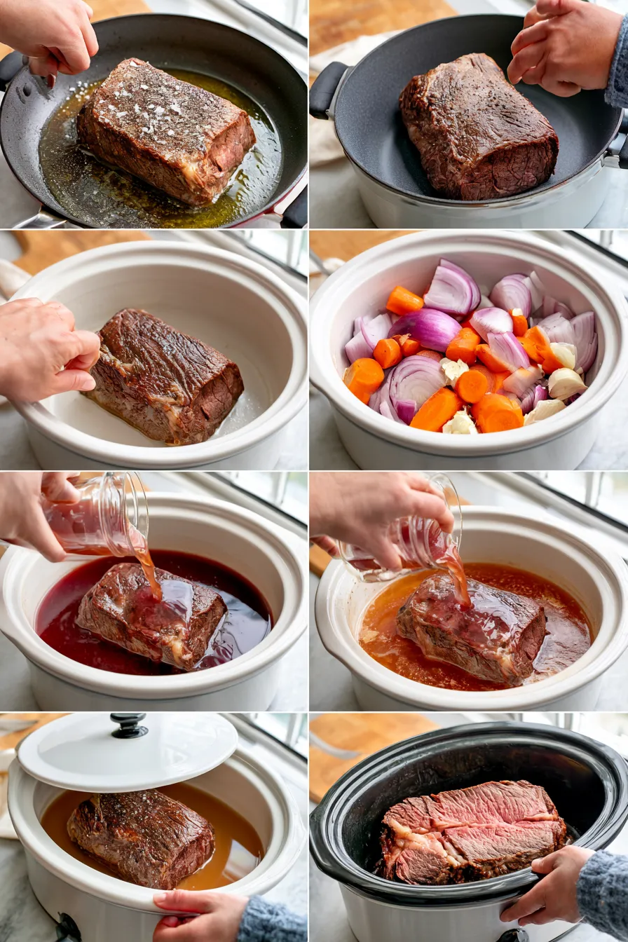 red wine pot roast