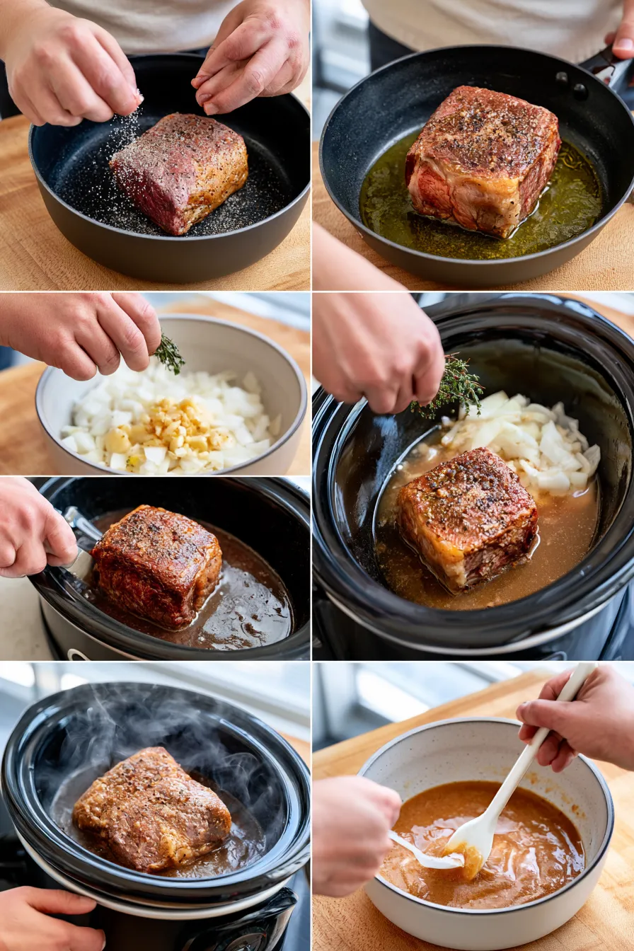 roast beef with gravy