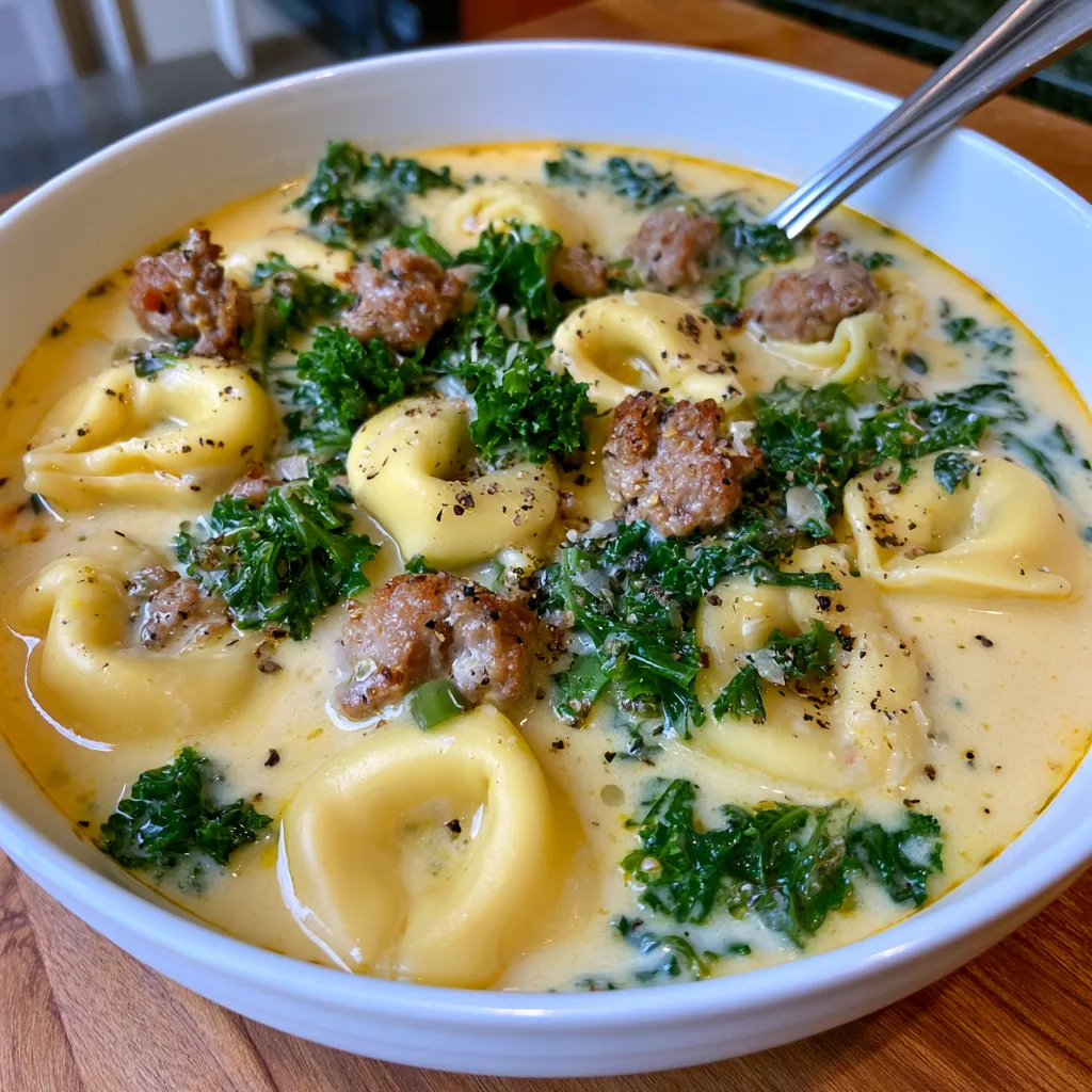 sausage tortellini soup