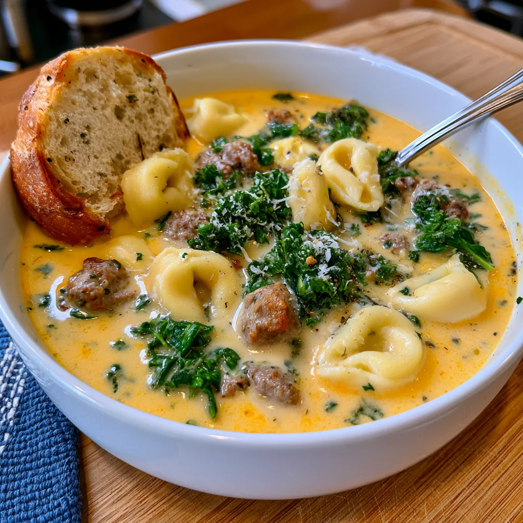 sausage tortellini soup
