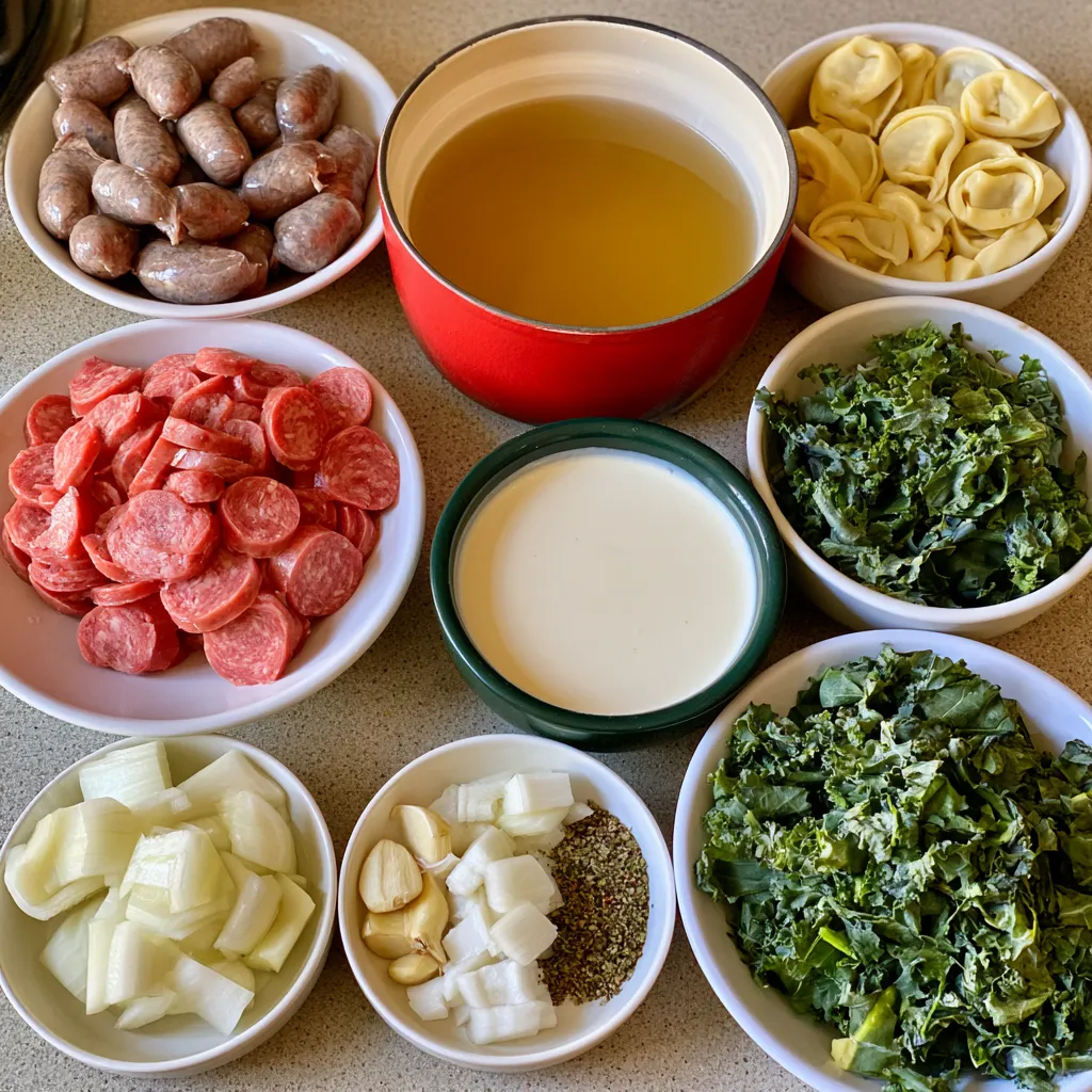sausage tortellini soup