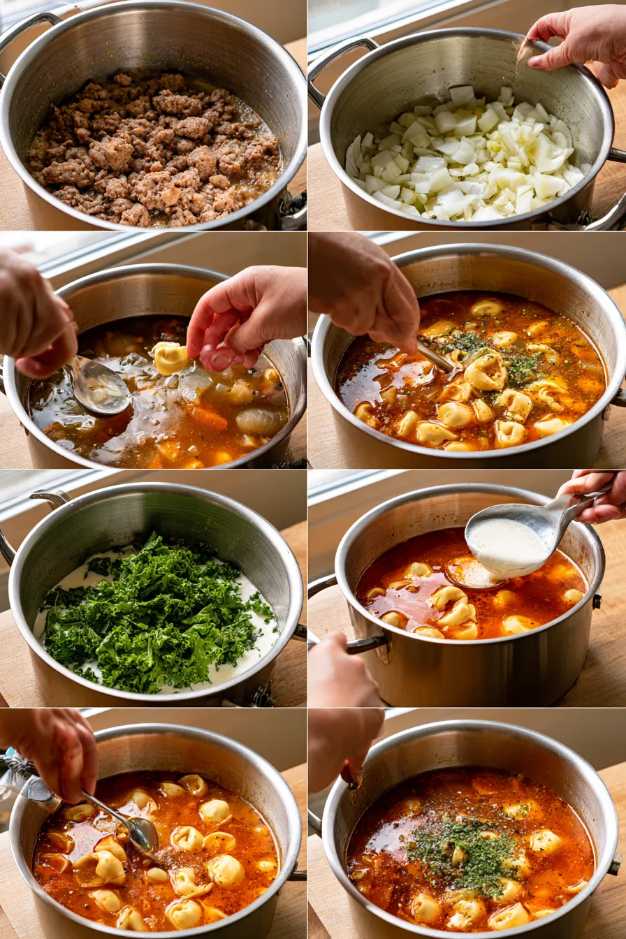 sausage tortellini soup