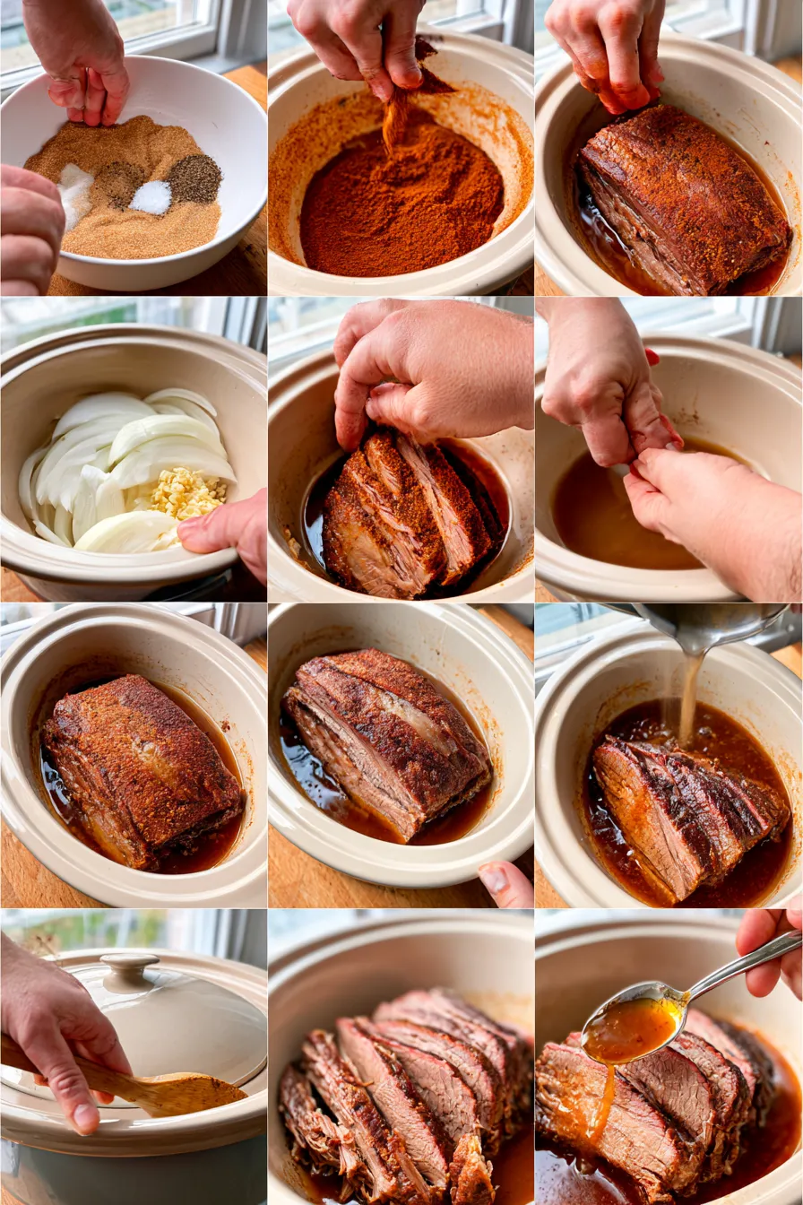 slow cooker beef brisket