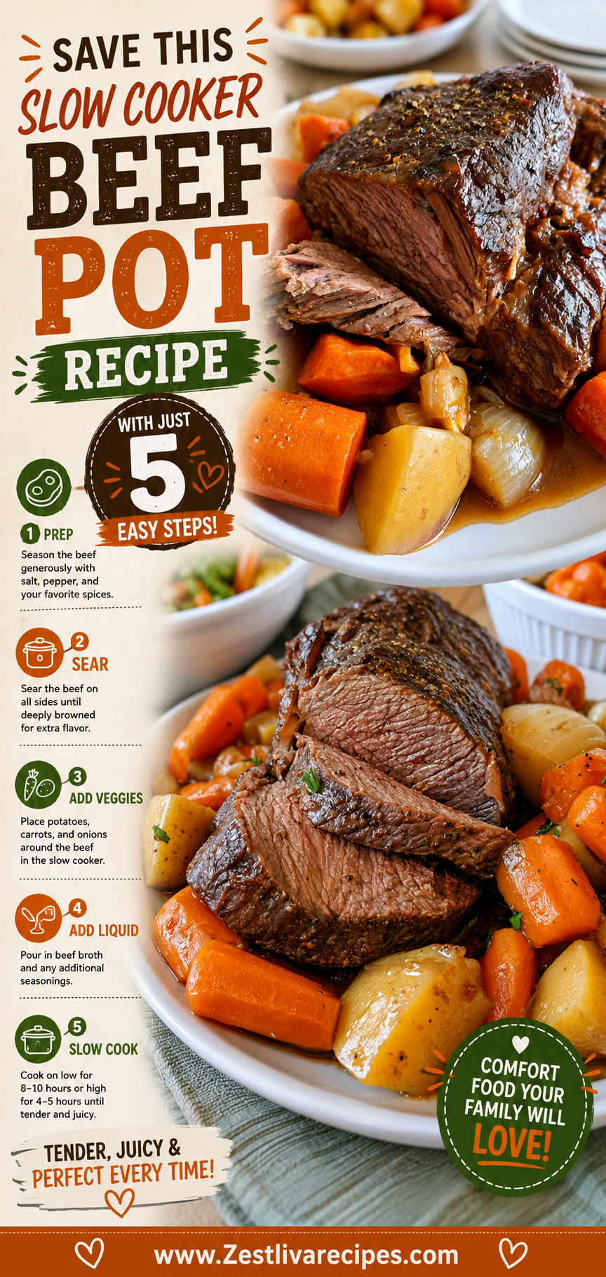 slow cooker beef pot roast