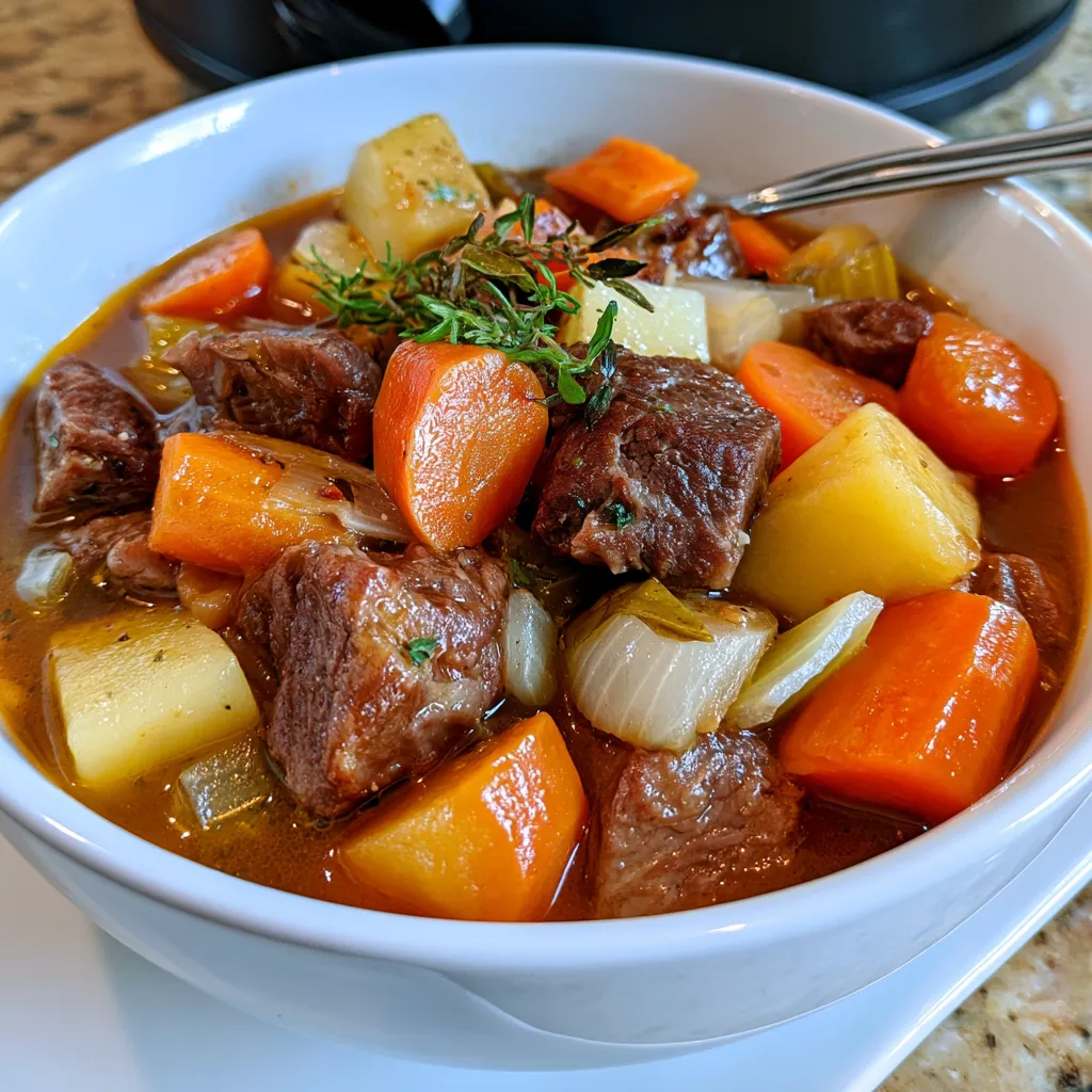 slow cooker beef stew