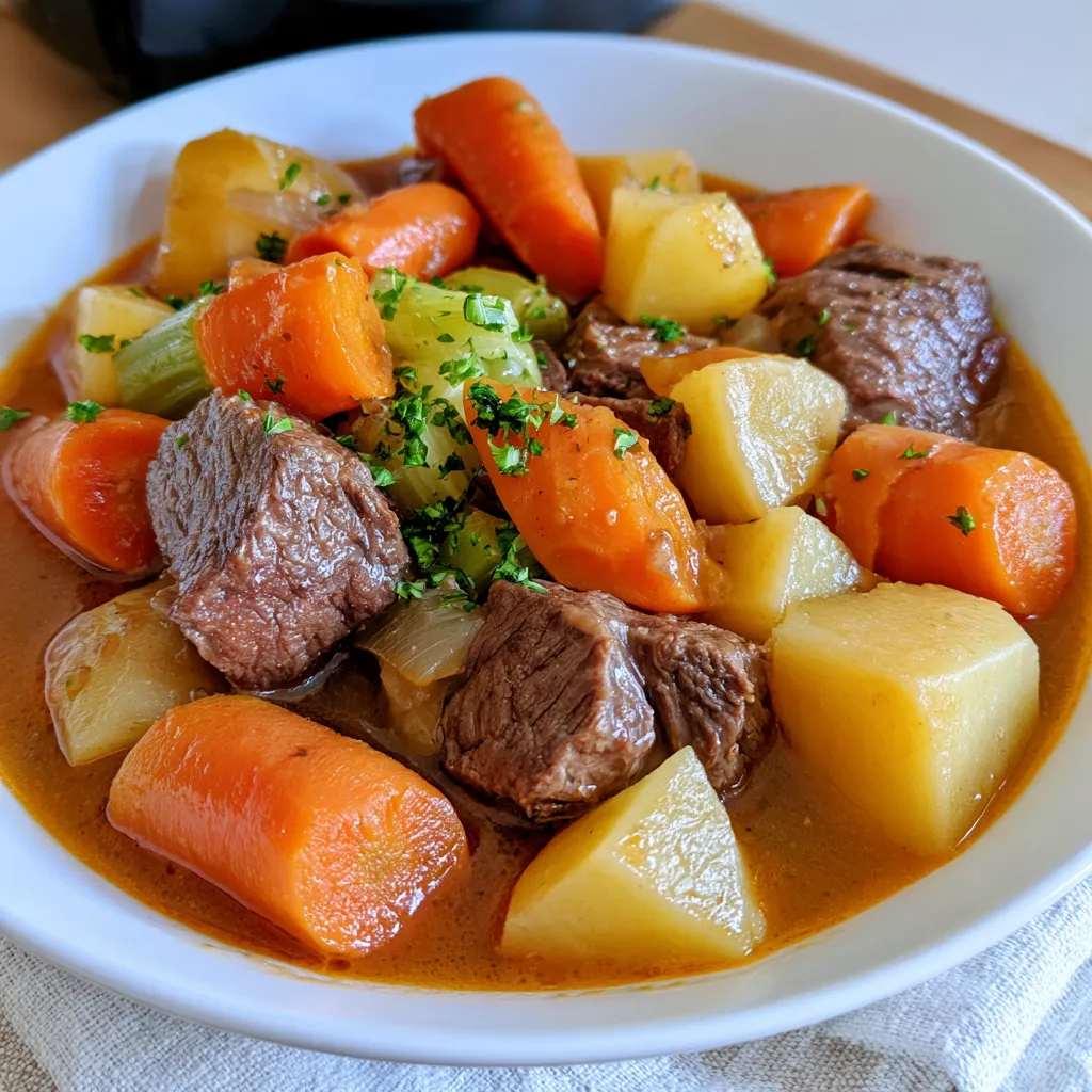slow cooker beef stew