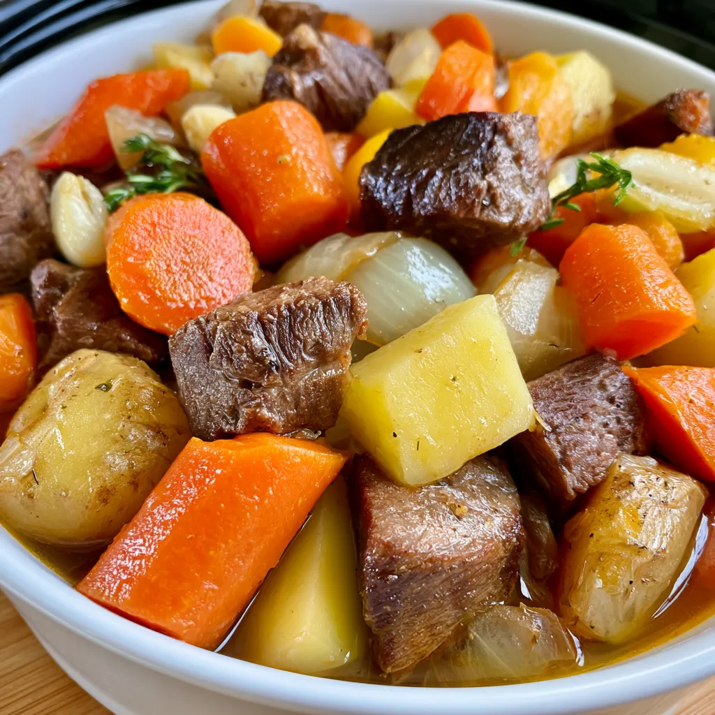 slow cooker beef stew