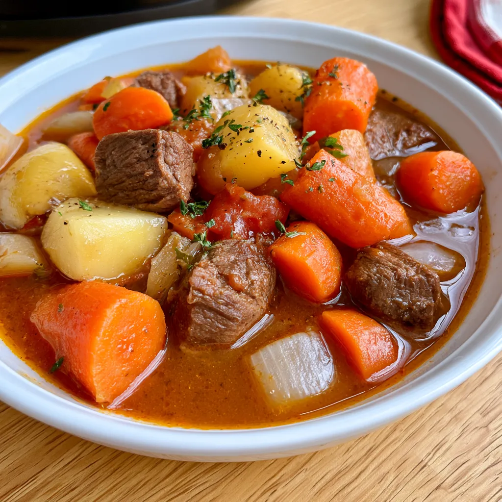 slow cooker beef stew