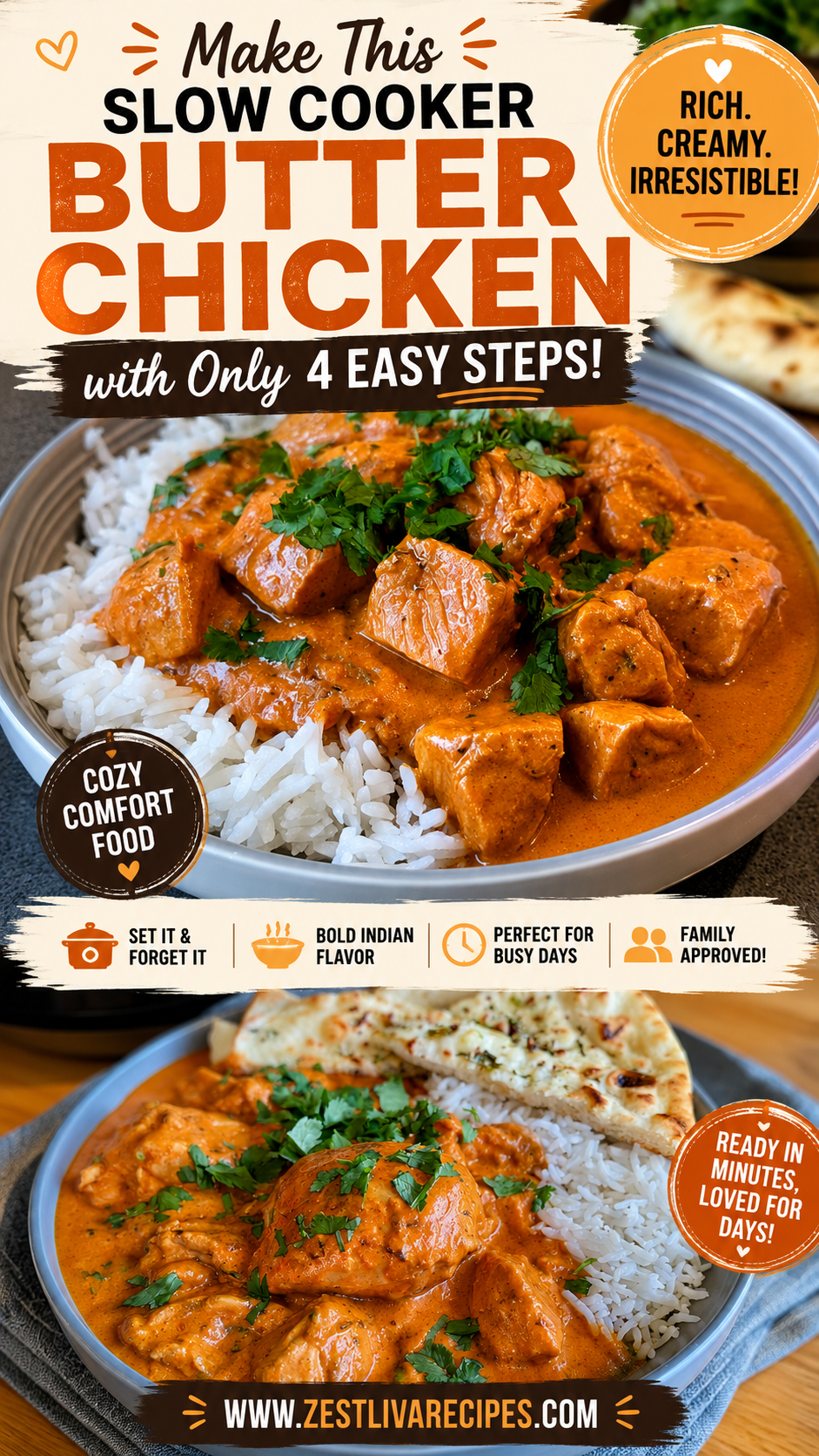 slow cooker butter chicken