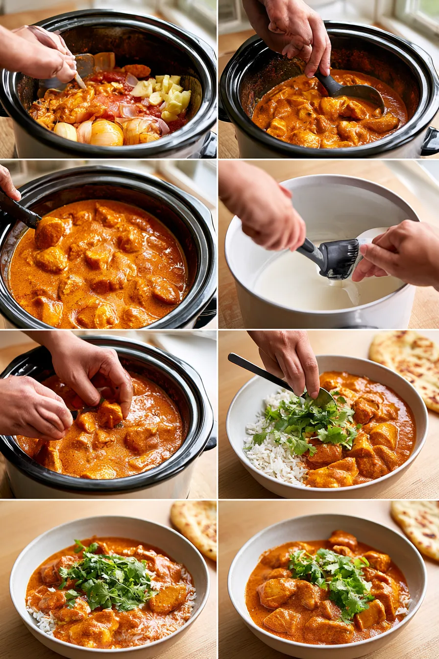 slow cooker butter chicken