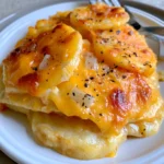 slow cooker cheesy scalloped potatoes