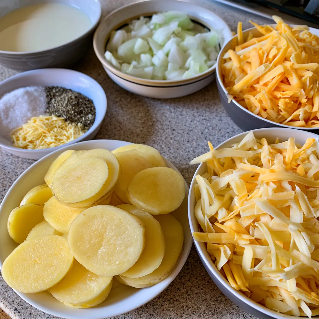 slow cooker cheesy scalloped potatoes