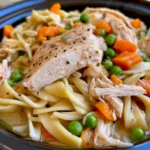 slow cooker chicken and noodles
