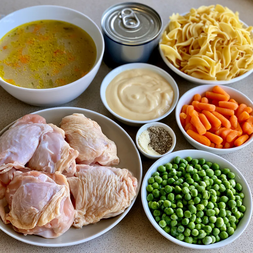slow cooker chicken and noodles