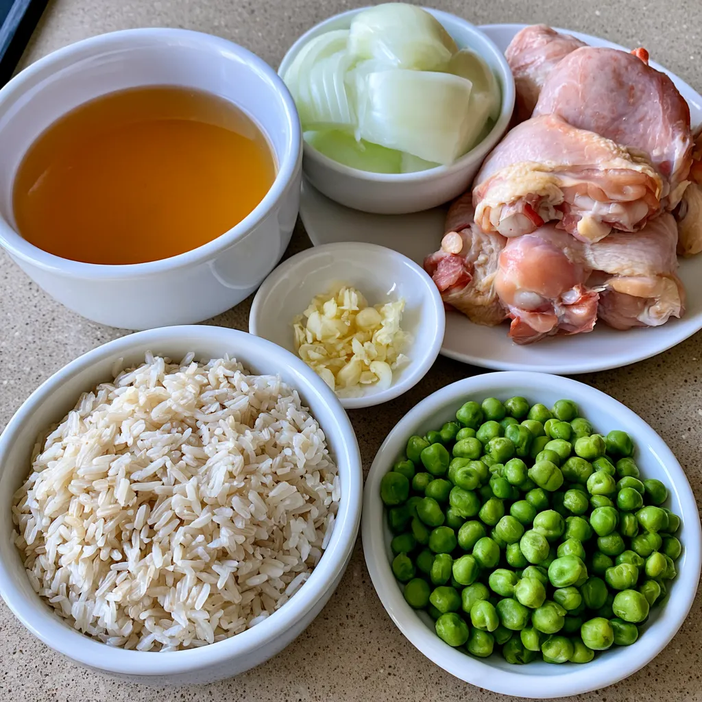 slow cooker chicken and rice