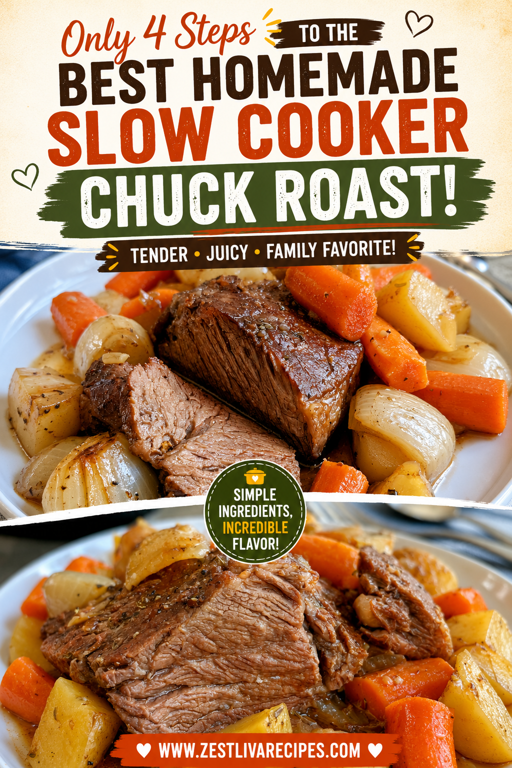 slow cooker chuck roast