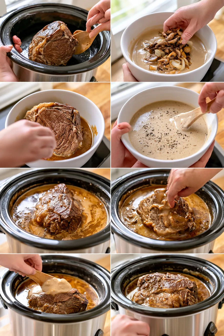 slow cooker cream soup roast