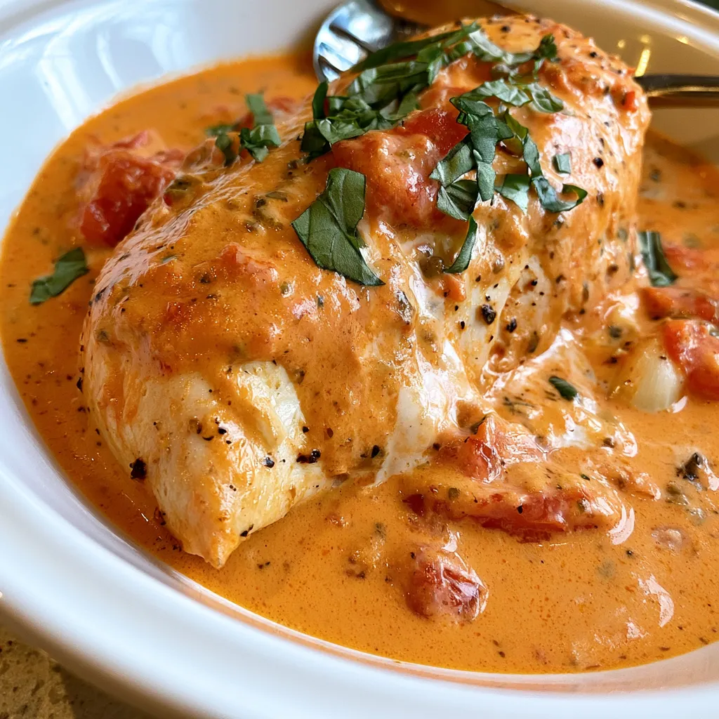 slow cooker creamy tomato basil chicken