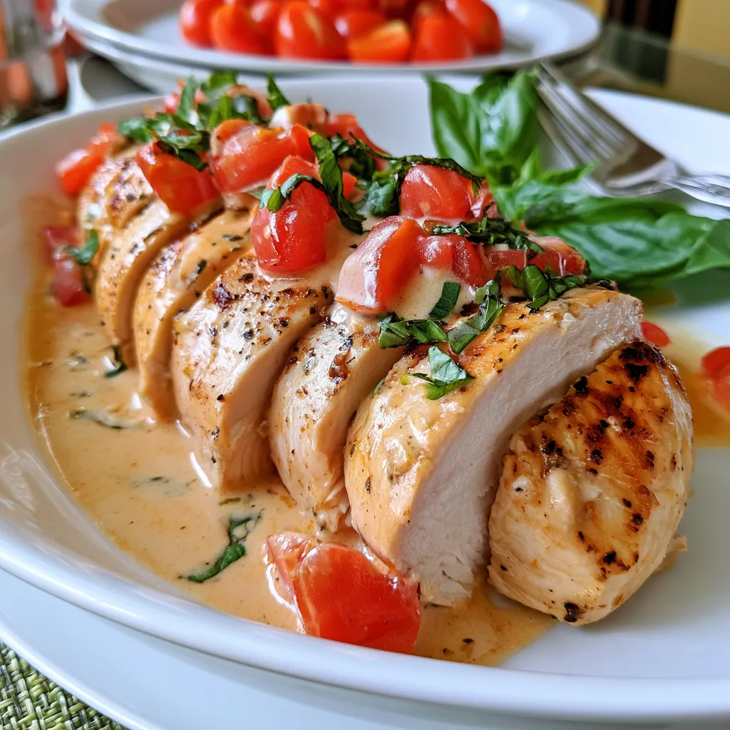 slow cooker creamy tomato basil chicken