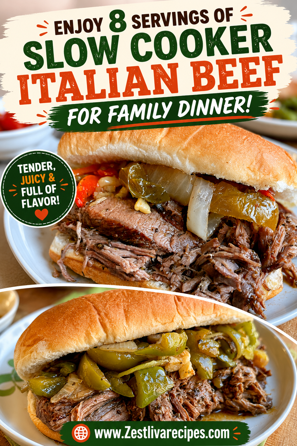 slow cooker italian beef
