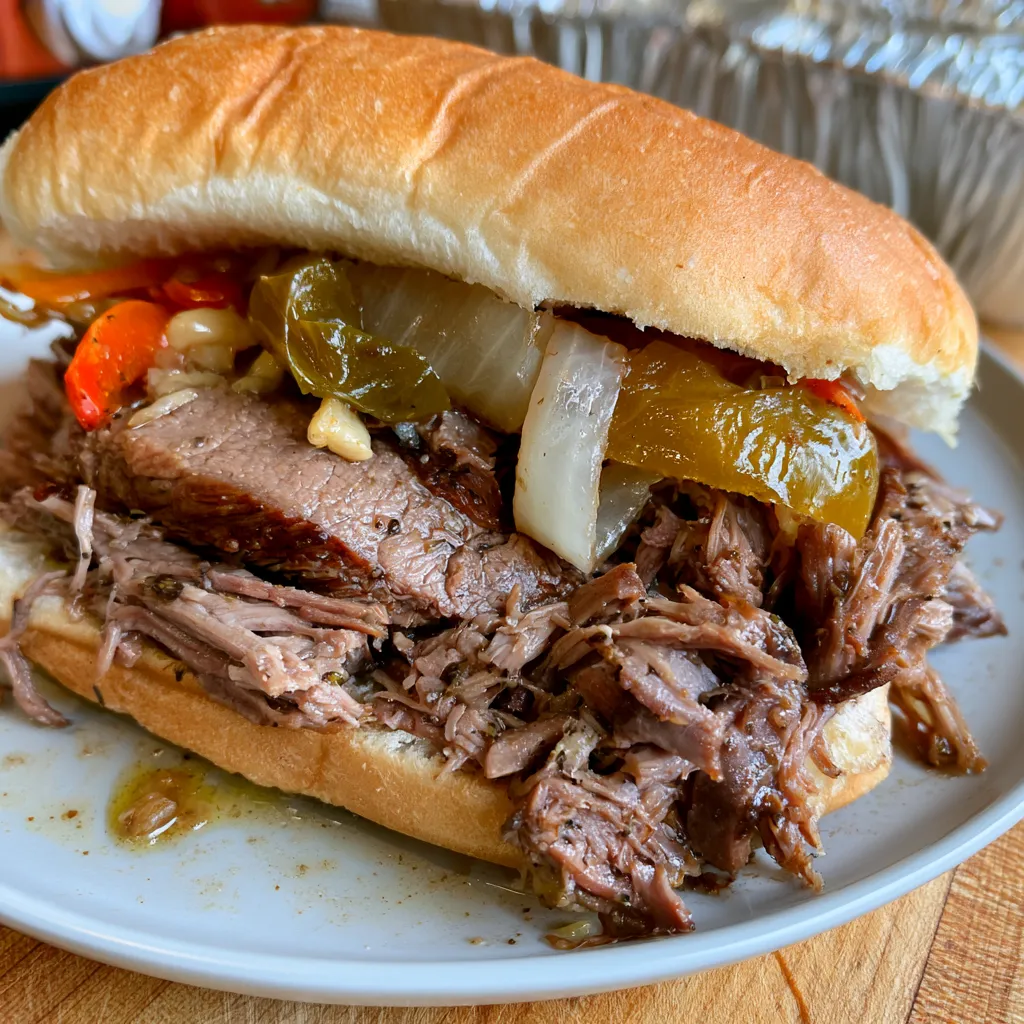 slow cooker italian beef