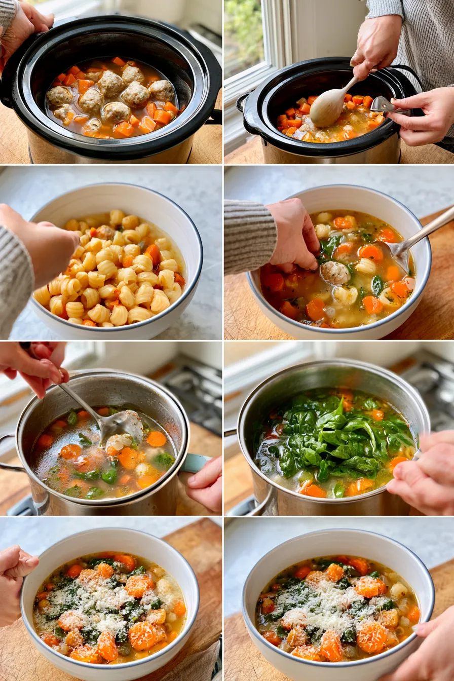 slow cooker italian wedding soup