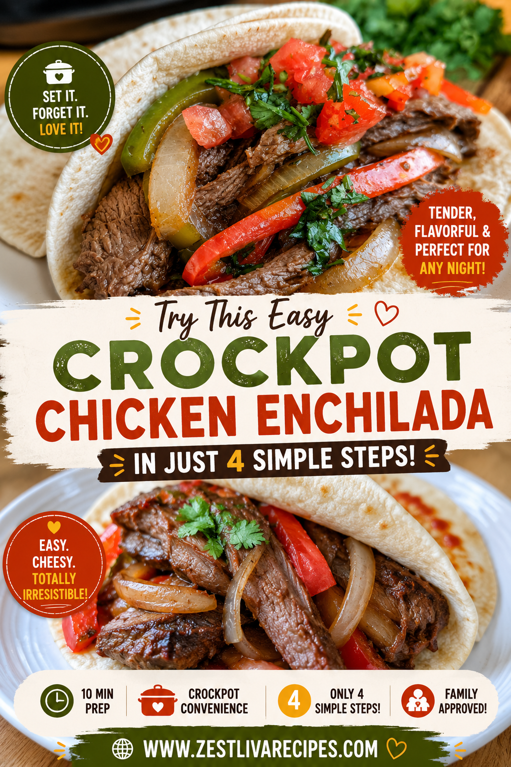 slow cooker pepper steak tacos