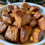 slow cooker steak bites