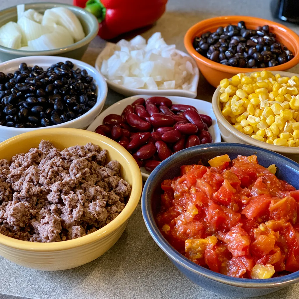 slow cooker taco soup