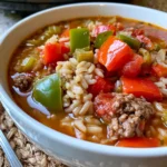 stuffed pepper soup crockpot