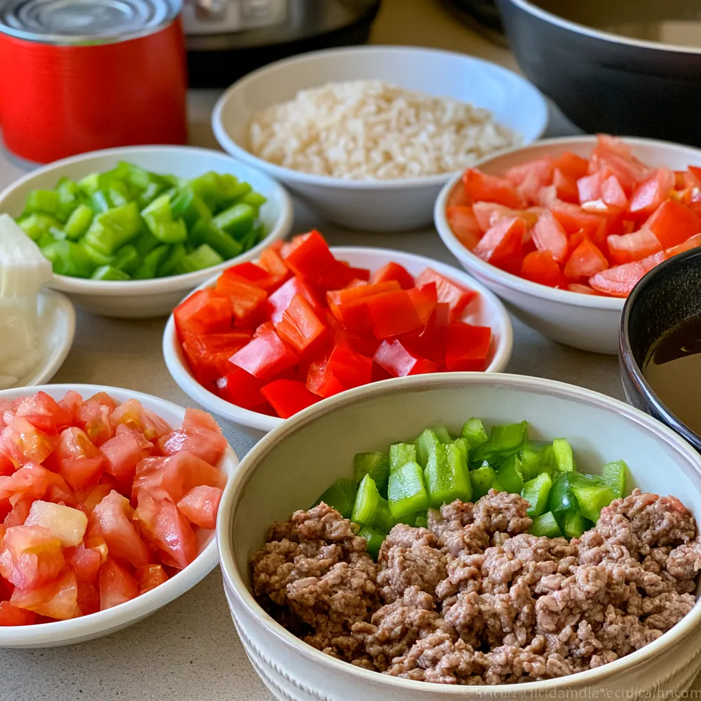 stuffed pepper soup crockpot